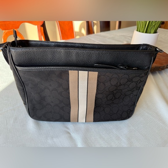 Coach Handbags - COACH Thompson Crossbody In Signature Jacquard With Varsity Stripe-unisex